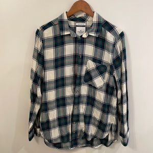 AE Boyfriend Fir Plaid Flannel